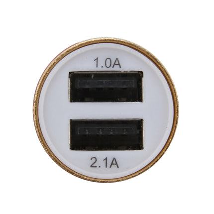 10 PCS Car Auto 5V Dual USB 2.1A/1A Cigarette Lighter Adapter for Most Phones