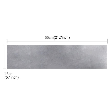 Car Auto Aluminum 55cm × 13cm Rear Warning Sign Sticker for Truck and Van