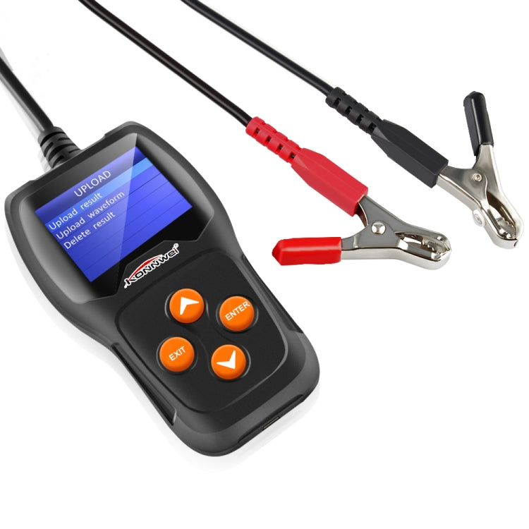 KONNWEI KW600 Auto Battery Analyzer 100 to 2000CCA Car Tester 12V 2.4 inch Digital Color Screen Cranking Charging Car Diagnostic, KW600