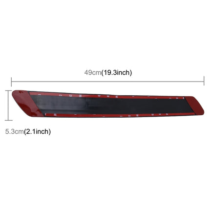 4 PCS Universal Car Auto Plastic Wrap Rubber Front Rear Body Bumper Guard Protector Strip Sticker