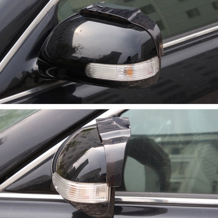 2 PCS Car Auto Universal Rubber Reversing Rearview Mirror Rain Baffle Plate, Rain Baffle Plat