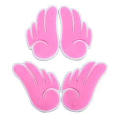 4 PCS Angel Wing Shape Cartoon Style PVC Car Auto Protection Anti-scratch Door Guard Decorative Sticker