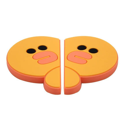 4 PCS Adoreable Duck Shape Cartoon Style PVC Car Auto Protection Anti-scratch Door Guard Decorative Sticker