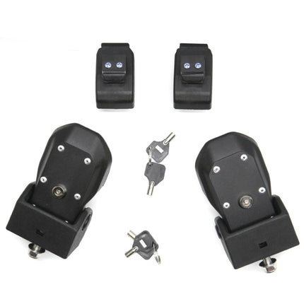 2 PCS Car Anti-Theft Hood Latch Locking Catch Buckle Engine Cover with Lock for Jeep Wrangler JL 2018, for Jeep Wrangler JL 2018