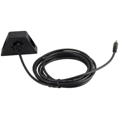 1m Car Truck Dashboard Flush Mount 3.5mm 1/8 AUX Audio Jack Extension Cable Kit, For Cable Length: 1m With Holder