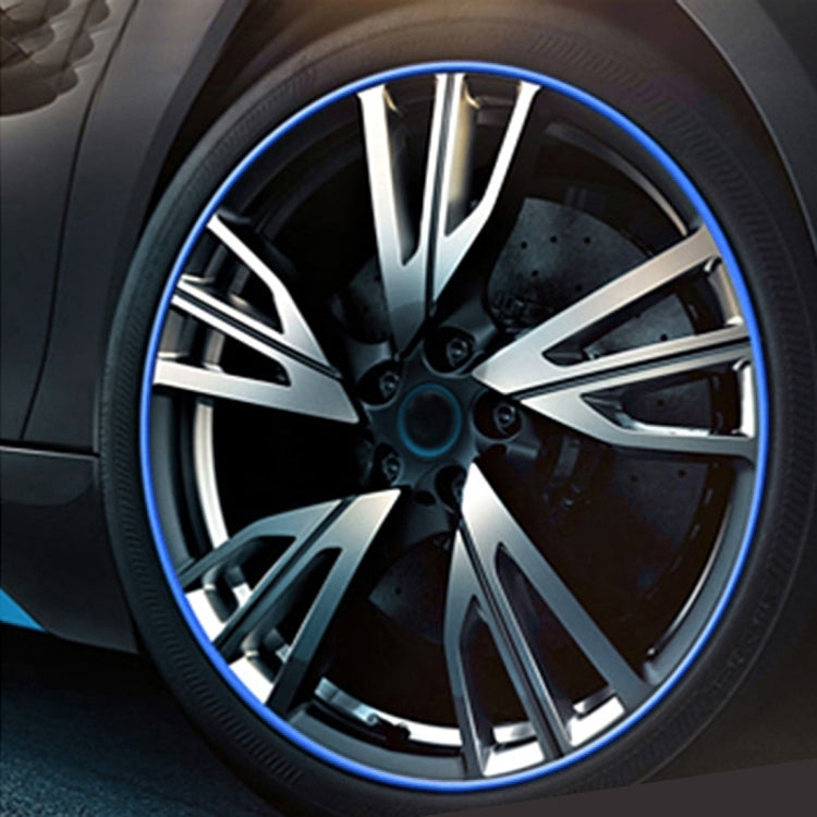 Universal Decorative Scratchproof Stickup 8M Flexible Car Wheel Hub TRIM Mouldings Shining Decoration Strip