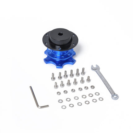 Universal Aluminum Car Steering Wheel Quick Release HUB Racing Adapter Snap Off Boss Kit, A1565