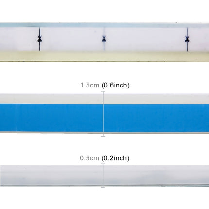 2 PCS 30cm DC12V 4.2W Ultra-thin Car Auto Double Colors Turn Lights / Running Lights, with LED SMD-2835 Lamp Beads (Turn Lights: Yellow Light; Running Lights: White Light)