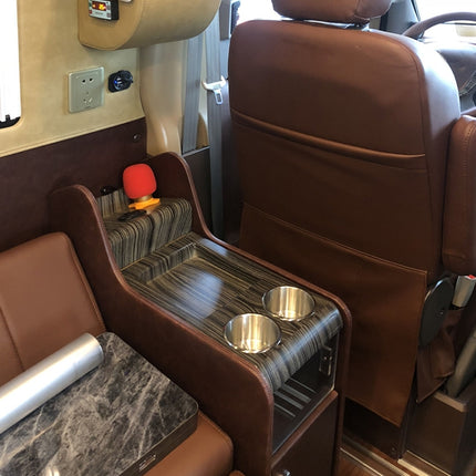 Stainless Steel Drop-in Cup Holder Table Drink Holder for RV Car Truck Camper, Size: 6.8 x 5.6cm