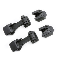 2 PCS Car Latch Locking Catch Buckle Engine Cover for Jeep Wrangler TJ 1996-2006