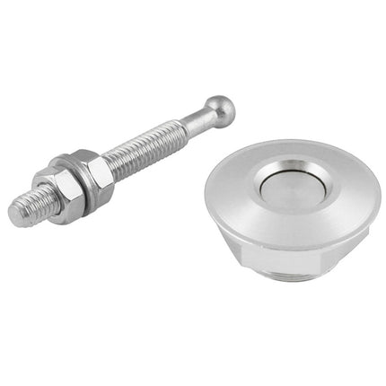 Car Mini Stainless Steel Quick-pins Push Button Billet Hood Pins Lock Clip Kit, Mini Stainless Steel (Silver), Mini Stainless Steel (Black)