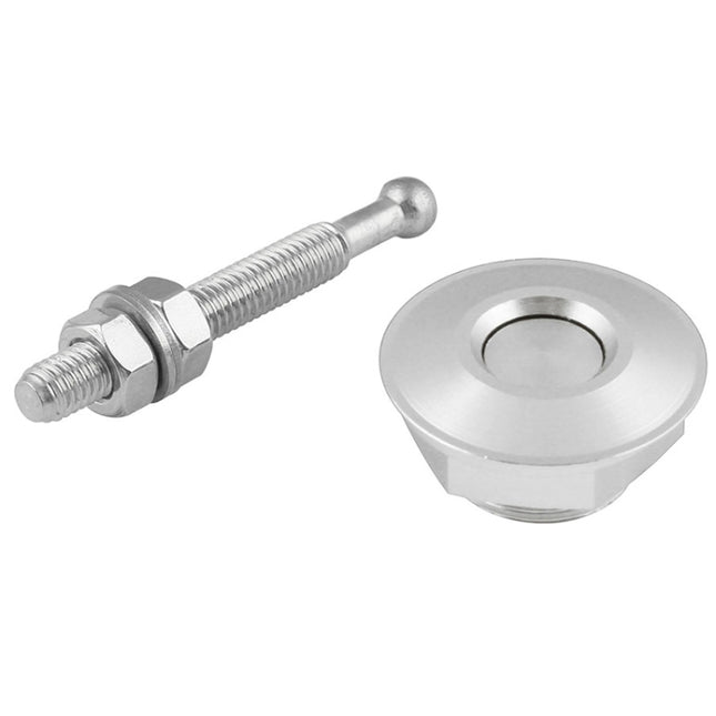 Car Mini Stainless Steel Quick-pins Push Button Billet Hood Pins Lock Clip Kit, Mini Stainless Steel (Silver), Mini Stainless Steel (Black)
