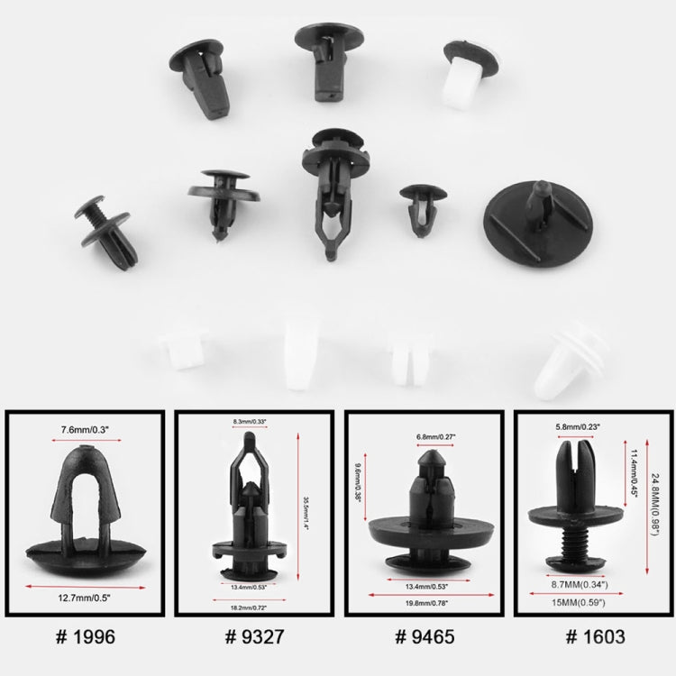 292 PCS Car Retainer Clips Assortment Car Panel Trim Plastic Fasteners Rivet Clips Set