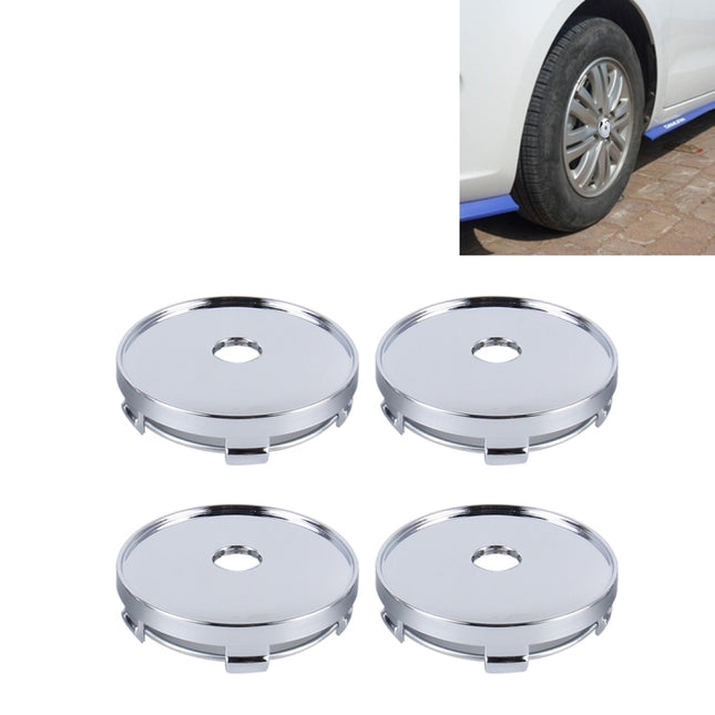 4 PCS Metal Car Styling Accessories Car Emblem Badge Sticker Wheel Hub Caps Centre Cover, Wheel Hub Caps D