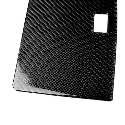 Car Carbon Fiber Console Navigation Panel Decorative Sticker for Mercedes-Benz W204 C Class 2007-2010, Console Navigation