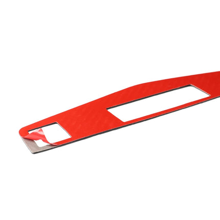 Car Carbon Fiber Center Console Panel Decorative Sticker for Mercedes-Benz W204 C Class 2007-2010