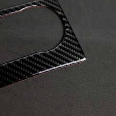 Car Carbon Fiber Air Conditioning Knob Control Panel Decorative Sticker for Mercedes-Benz W204 C Class 2011-2013