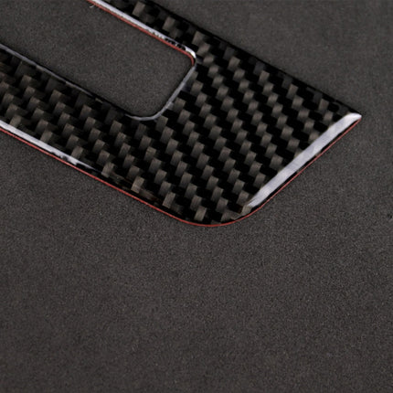 Car Carbon Fiber Central Control CD Panel Decorative Sticker for Mercedes-Benz W204 2011-2013 7-buttons, Central Control CD Panel