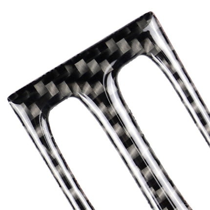 Car Carbon Fiber Intermediate Air Outlet Panel Decorative Sticker for Mercedes-Benz W204 2011-2013, Intermediate Air Outlet