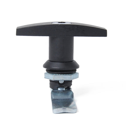 T Shape Handle Paddle Entry Door Latch & Keys Tool Box Lock for Trailer / Yacht / Truck, T Shape Handle (Black)