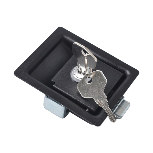 Black Paddle Entry Door Latch & Keys Tool Box for Trailer / Yacht / Truck, A1215-01