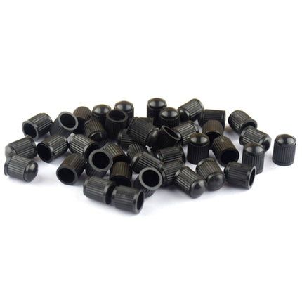 200 PCS Black Tire valve Dust Rubber Cap For Bicycle And Car, Diameter: 10mm(Black)