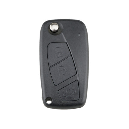 For FIAT Car Keys Replacement 3 Buttons Car Key Case with Side Battery Holder