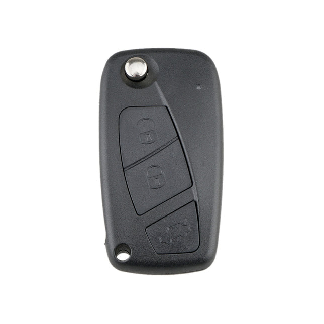 For FIAT Car Keys Replacement 3 Buttons Car Key Case with Side Battery Holder