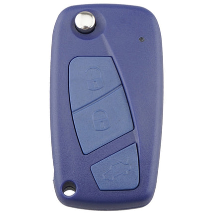 For FIAT Car Keys Replacement 3 Buttons Car Key Case with Side Battery Holder