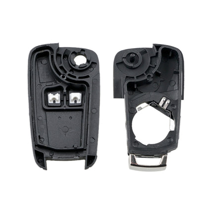 For Opel Car Keys Replacement 2 Buttons Car Key Case with Foldable Key Blade