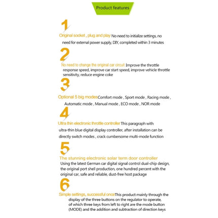 TROS KS-5Drive Potent Booster for Toyota hilux Revo 2017-2022 Electronic Throttle Controller, For Toyota hilux Revo