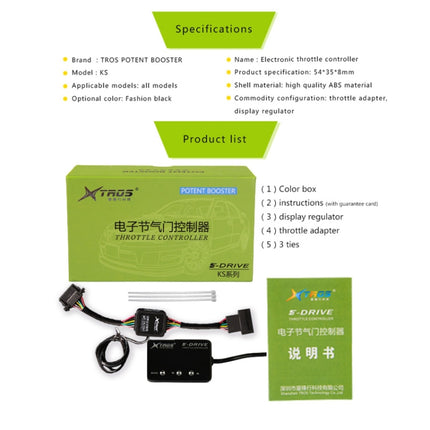 TROS KS-5Drive Potent Booster for Mitsubishi Challenger 2008-2015 Electronic Throttle Controller, For Mitsubishi Challenger