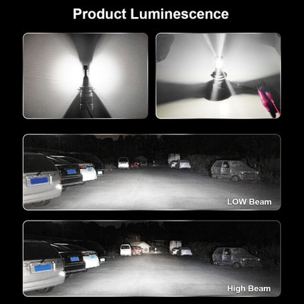 2 PCS M3 H8 / H9 / H11 DC9-32V / 17W / 6500K / 2000LM IP68 Car LED Headlight Lamps, H8 / H9 / H11