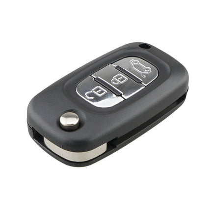 For RENAULT Clio / Megane / Kangoo / Modus Car Keys Replacement 3 Buttons Car Key Case with Foldable Key Blade