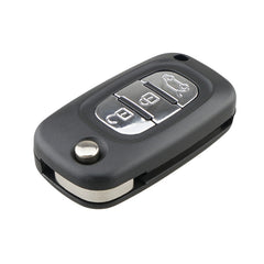 For RENAULT Clio / Megane / Kangoo / Modus Car Keys Replacement 3 Buttons Car Key Case with Foldable Key Blade