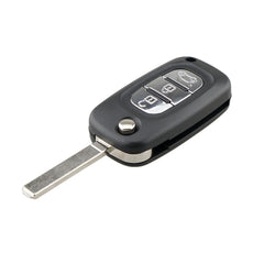 For RENAULT Clio / Megane / Kangoo / Modus Car Keys Replacement 3 Buttons Car Key Case with Foldable Key Blade