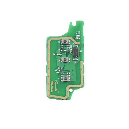 For PEUGEOT 3 Buttons Intelligent Remote Control Car Key with Integrated Chip & Battery & Holder & Slotted Key Blade, Frequency: 433MHz, 3 Buttons