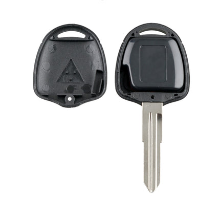 For MITSUBISHI 2 Buttons Intelligent Remote Control Car Key with 46 Chip & Battery & Left Slot, Frequency: 433MHz, For MITSUBISHI(Left)