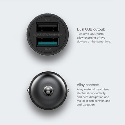 REMAX RCC221 Retour Series QC3.0 Dual USB Car Charger