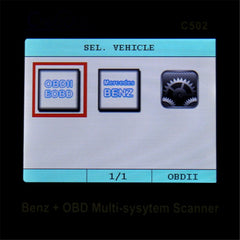 Creator C502 V7.6 Car OBD2 Multi-system Scanner Car Diagnostic Tool for Mercedes-Benz before 2016 All Models, Creator C502