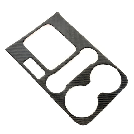 Car Carbon Fiber Gearshift Panel Frame Decorative Sticker for Volkswagen Touareg, Gearshift Panel
