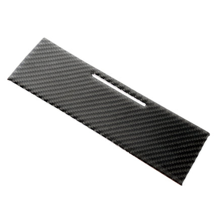 Car Carbon Fiber Cigarette Lighter Panel Frame Decorative Sticker for Volkswagen Touareg, Cigarette Lighter Panel