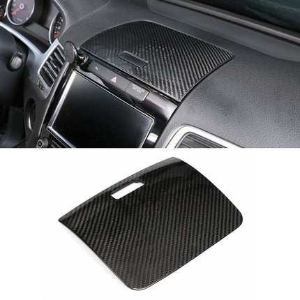 Car Carbon Fiber Instrument Panel Storage Panel Frame Decorative Sticker for Volkswagen Touareg, Instrument Panel Storage Panel