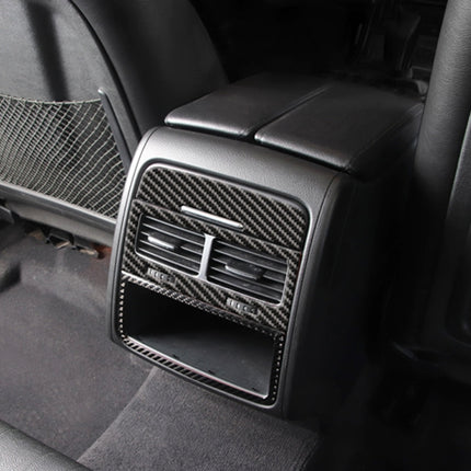 3 PCS Car Carbon Fiber Rear Air Outlet Decorative Sticker for Volkswagen Touareg, Rear Air Outlet