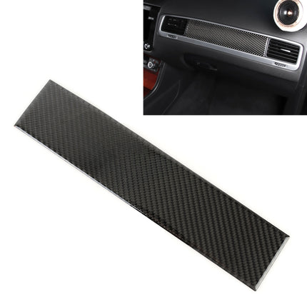 Car Carbon Fiber Dashboard Panel Decorative Sticker for Volkswagen Touareg, Dashboard Panel