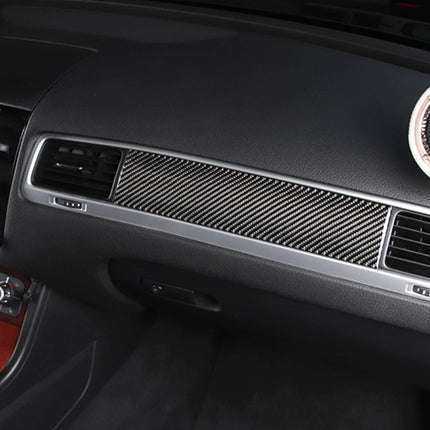 Car Carbon Fiber Dashboard Panel Decorative Sticker for Volkswagen Touareg, Dashboard Panel