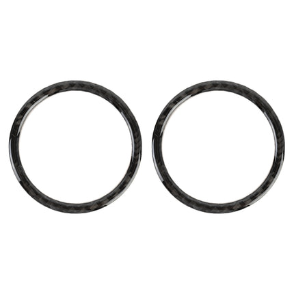 2 PCS Car Carbon Fiber Instrument Panel Air Outlet Decorative Sticker for Volkswagen Touareg, Instrument Panel Air Outlet