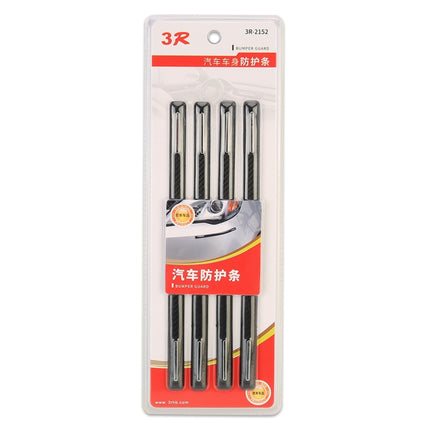 3R-2152 4 PCS Universal Car Body Anti-collision Strip Protection Guards Silicon Trims Stickers, 3R-2152 Anti-collision Strip