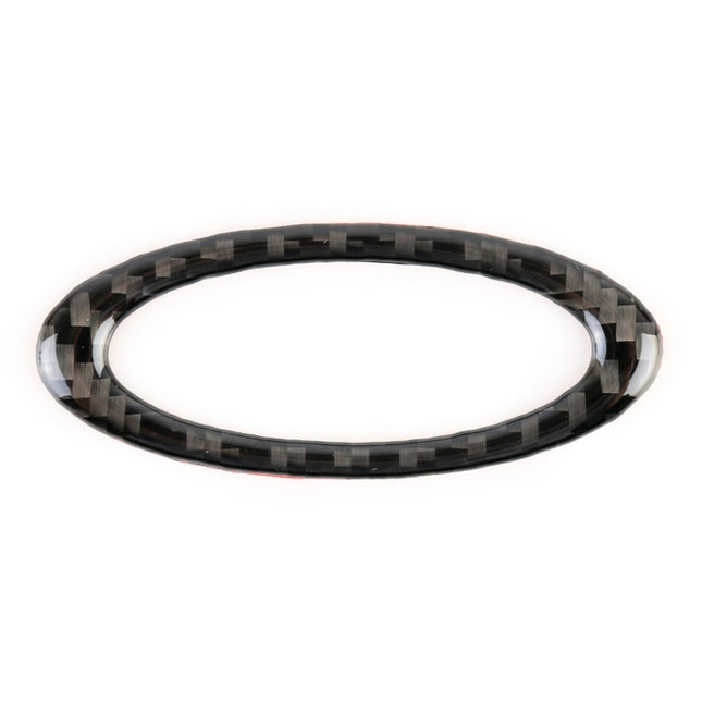 Car Carbon Fiber Steering Wheel Frame Decorative Sticker for Ford New Mondeo 2013-2019