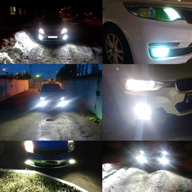 2 PCS 9006 DC12V-24V / 12W / 3000K / 800LM 12LEDs SMD-3030 Car LED Fog Light